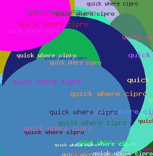 QUICK WHERE CIPRO